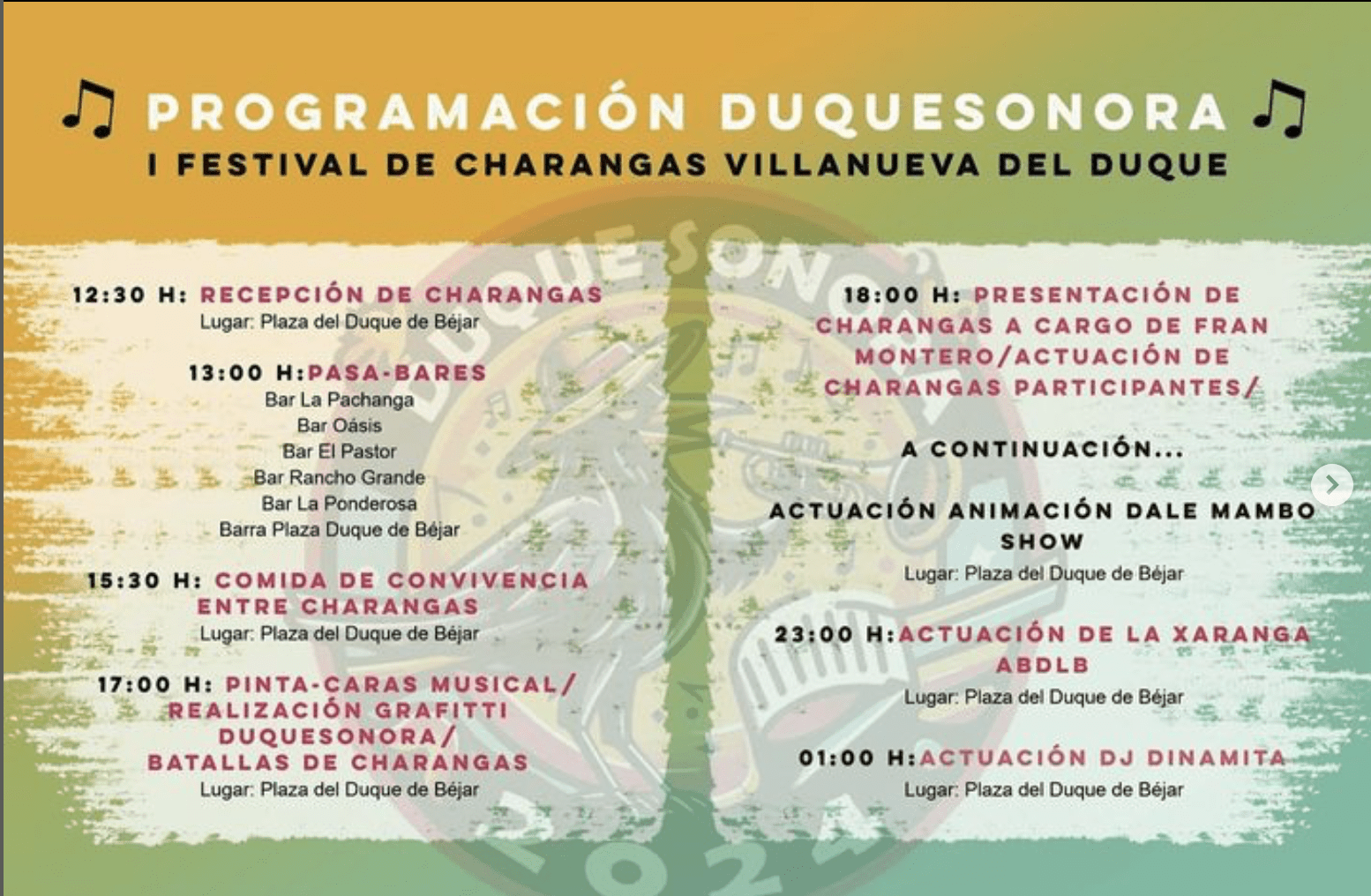 29 de junio en el I Festival de Charangas de Los Pedroches!